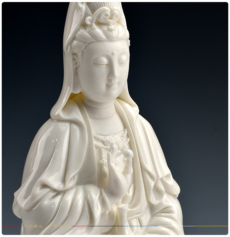 Yutang dai of the south China sea guanyin Buddha to occupy the home for avalokitesvara like Buddha home furnishing articles dehua white porcelain