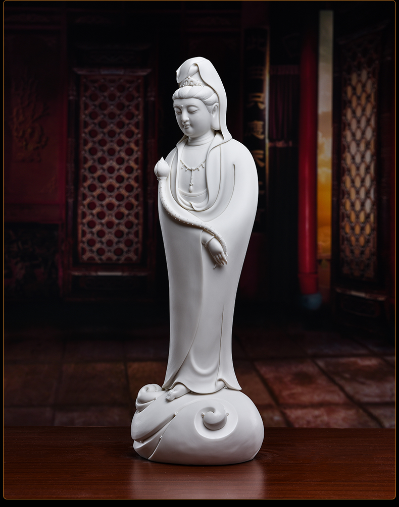 Yutang dai of Buddha enshrined that occupy the home furnishing articles ceramics handicraft jian - pin Lin master Dutch guanyin/D26-23