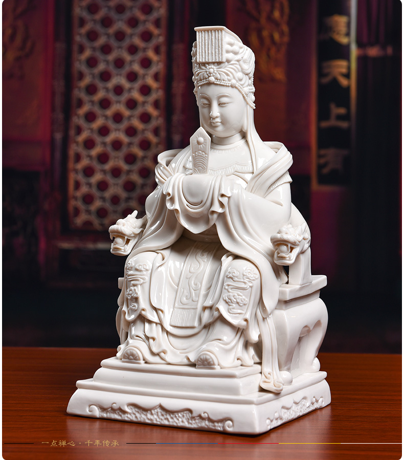 Yutang dai dehua ceramic Buddha home furnishing articles to bodhisattva statute of mazu empress ma zu/D18-45