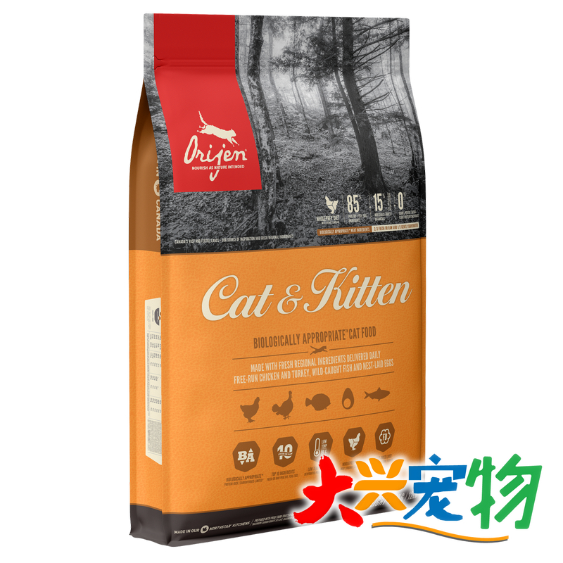 Canada Orijen eager for 85% meat content ● Dry food Big Brother ● Love cat chicken full cat food 1 bag