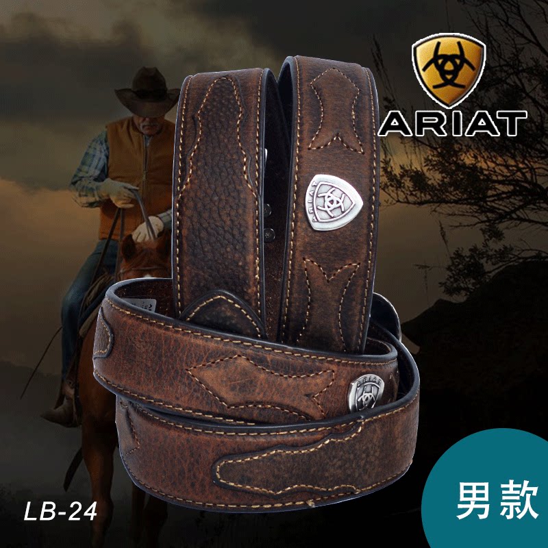 American import ARIAT equestrian Western belt Men's cowboy belt Western Giant equestrian supplies