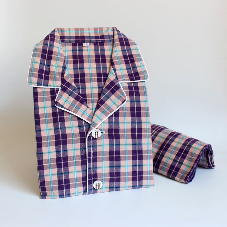 Mùa thu và mùa đông mới nam và nữ cotton cũ vải thô đồ ngủ dài tay phù hợp với cotton nam dịch vụ nhà hai mảnh phù hợp với mô hình cặp vợ chồng đồ pijama nam