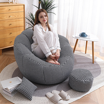 Single bean bag tatami technology cloth can lie on the balcony bedroom leisure net red small apartment lazy sofa chair