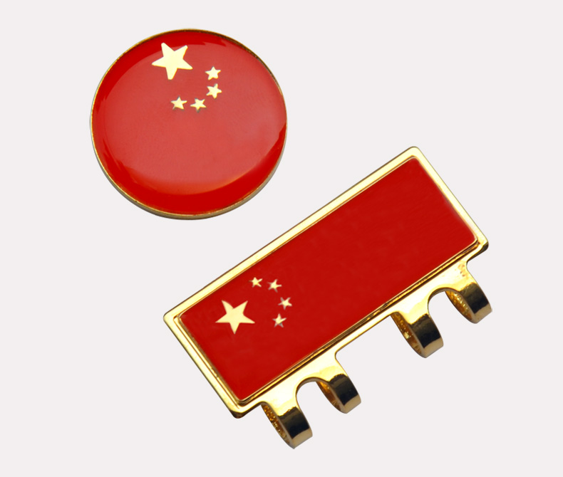 Sản phẩm mới Phụ kiện chơi gôn Phụ kiện Cờ Kim loại Mũ Clip Mark Mark Mark 190002 quả bóng chơi golf