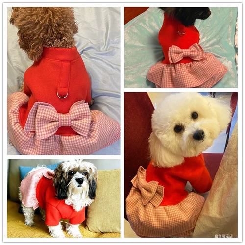 Утепленная юбка, красный праздничнный демисезонный наряд маленькой принцессы