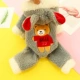 Puppy dog ​​quần áo thú cưng mèo Teddy gấu Xiongxi cao nguyên mùa thu và mùa đông bốn chân dày ấm áp gấu lông cừu - Quần áo & phụ kiện thú cưng phụ kiện chó mèo