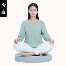 Shangyuan Jushi meditation womens clothing series set meditation yoga clothes female Chinese style Tang suit Hanfu retro Zen clothing