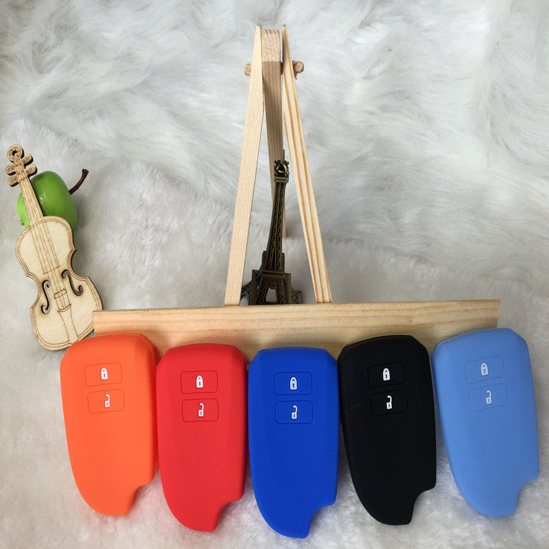 Suitable for 14 Models of Toyota New Vios Silicone Key Case, Yaris Zhixuan Smart Special Key Cover