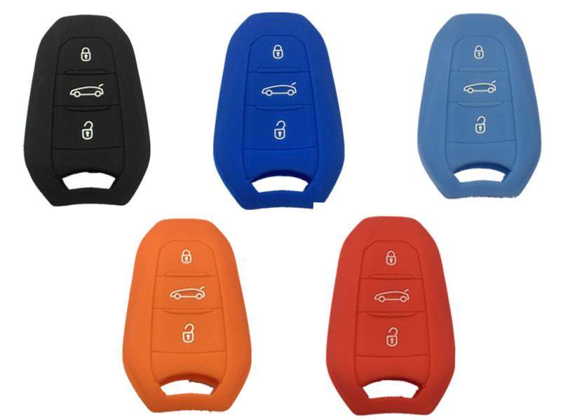 Wholesale 2 008 408 508 silicone key case car key case Smart Remote control case buckle