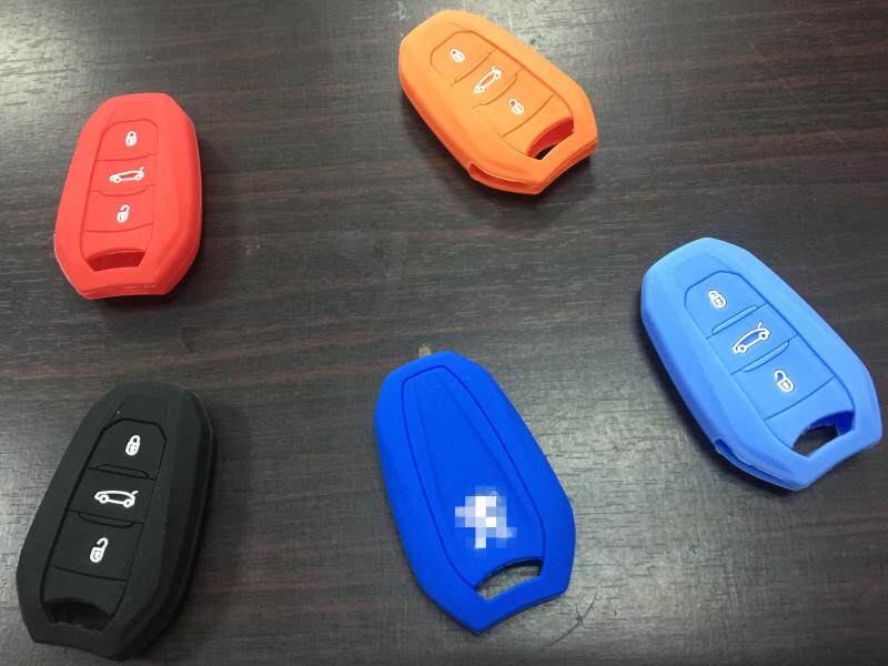 Wholesale 2 008 408 508 silicone key case car key case Smart Remote control case buckle