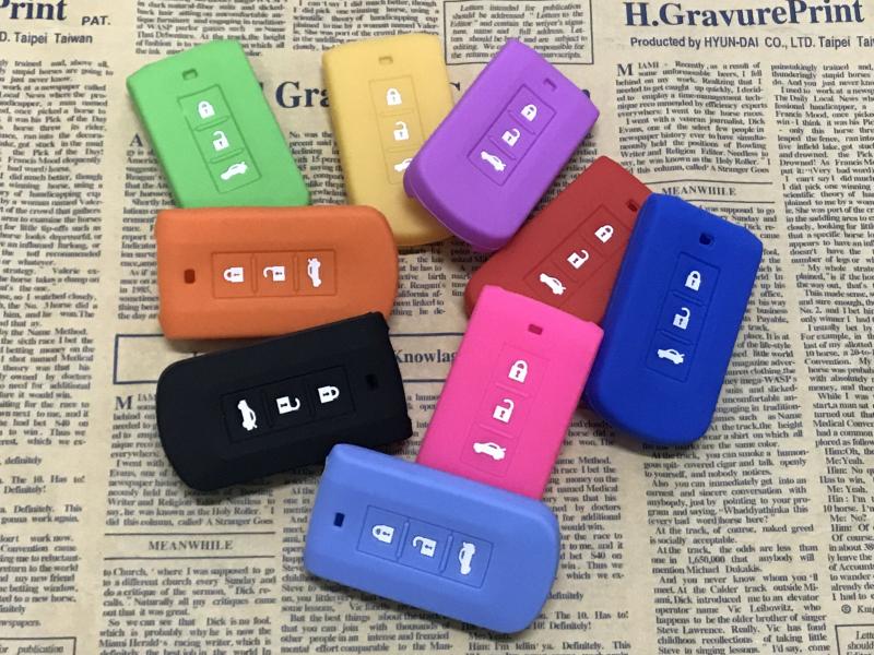 Suitable for Mitsubishi Xinyi Song ASX Jinxuan Outlander EX Jinjie Wing God Lan Se Pajero Silicone Key Set