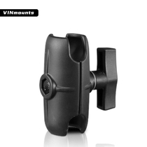 Reinforced Nylon Boat Mounted Fish Finder Bracket Linkage Corrosion Resistant Compatible with 1 5 Ball Head 9 5cm Short Linkage