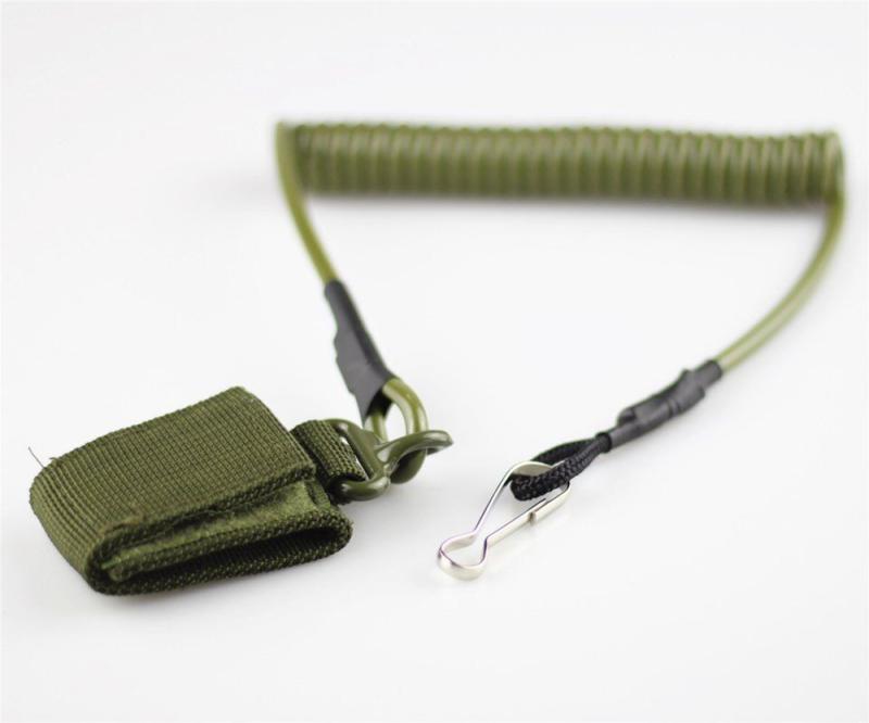 Upgrade anti - loss anti - robbery spring steel wire rope elastic stretch suboptical general - purpose battle waist - rope platform