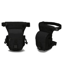  Fanny pack Mens multi-function military fan tactical mobile fanny pack Outdoor sports cycling waterproof nylon leg bag