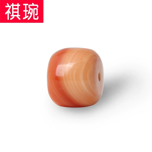 Натуральное красное украшение-шарик, бусины, четки из круглых бусин, браслет, DIY