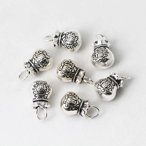 Подвеска, аксессуар, аксессуары ручной работы, ручка, браслет, четки из круглых бусин, ожерелье, серебро 925 пробы, «сделай сам»