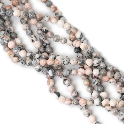 Натуральная розовая зебра, бусины с аксессуарами из нефрита, браслет, 6/8/10мм, «сделай сам»