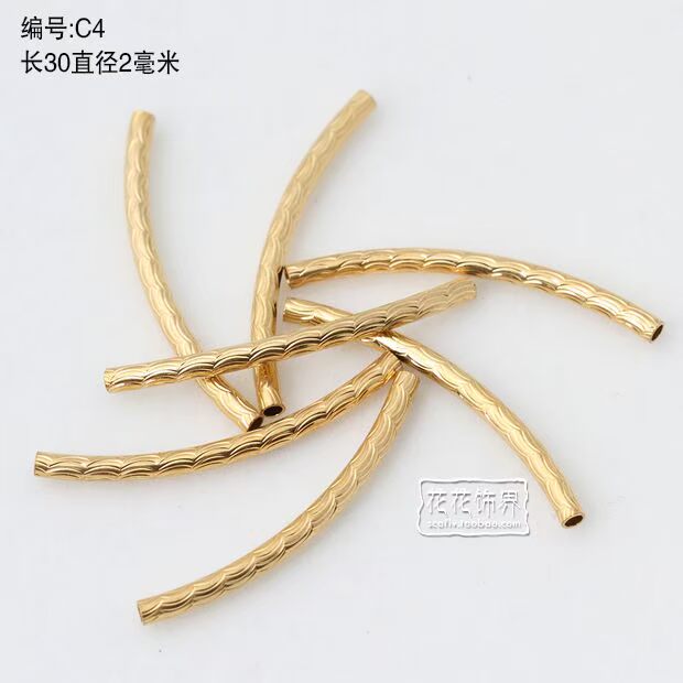 Đồng tinh khiết 24K kim loại khuỷu tay trang sức phụ kiện tự làm vòng tay handmade vòng cổ làm phụ kiện vật liệu - Vòng đeo tay Clasp vòng tay cặp