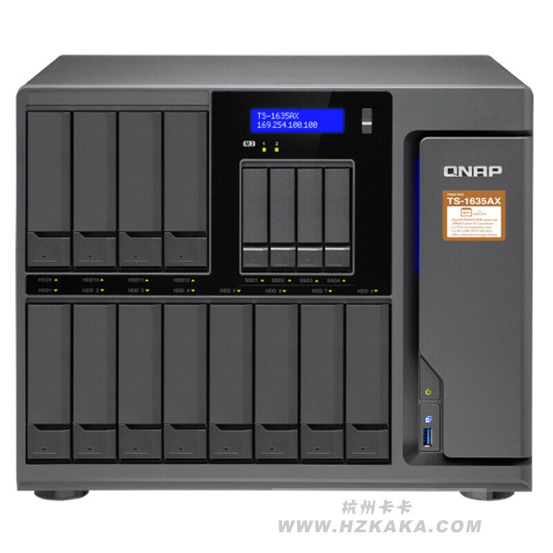 QNAP QNAP TS-1635AX Enterprise-class high-capacity network cloud storage server NAS 16-disk