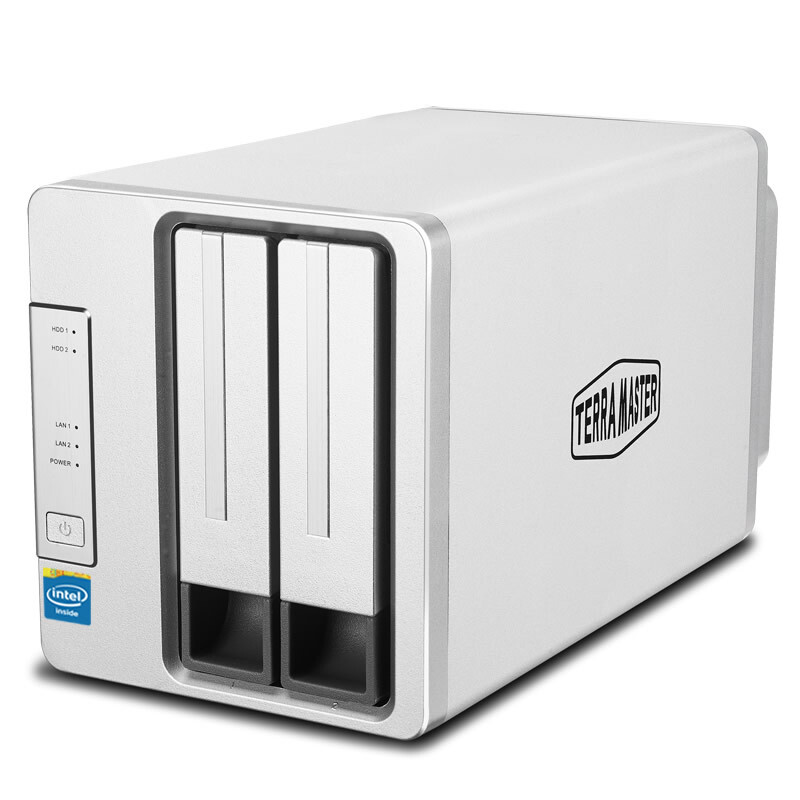 Iron Weima F2-420 two-bay enterprise NAS Network storage server Quad-core 4G memory dual Gigabit