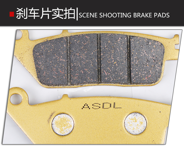 Áp dụng Honda CBR250 XR400 CB400 NTV650 GL1500 phanh đĩa gốm sửa đổi má phanh - Pad phanh bộ thắng đĩa sau wave