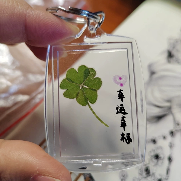 Easter Blessing Four-Leaf Clover Children's Day Lucky Clover Keychain Gift for Exam Candidates Phone Charm Easter Blessing Four-Leaf Clover Children's Day Lucky Clover Keychain Gift for Exam Candidates Phone Charm