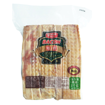 Rain and Resources Refined 2KG Bacon Bacon Bacon Smoked Meat Slices Baking Pizza Refined Bacon Hotel West Restaurant