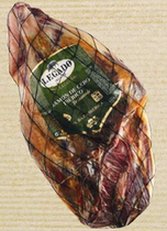 Spanish ham Elpozo legado to bone Iberian ham for 24 months air-dried black pig ham