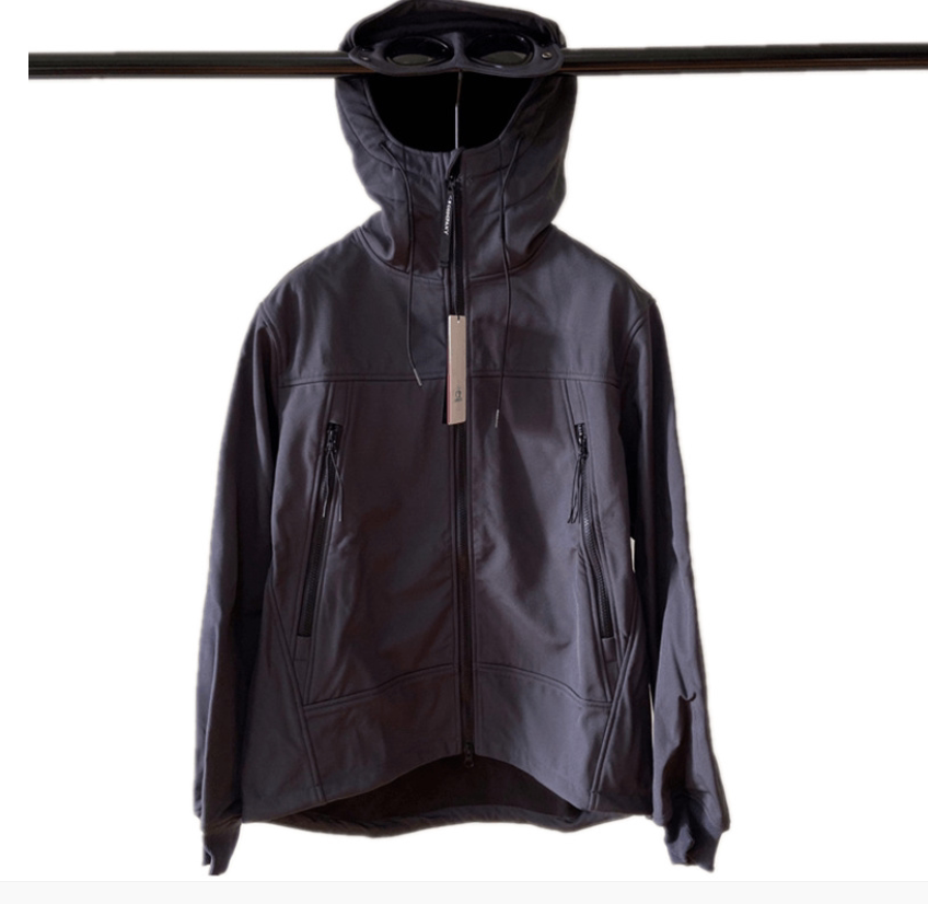 CP秋冬男装宽松防风开衫拉链加绒冲锋衣夹克外套潮 Jacket CP1025 2