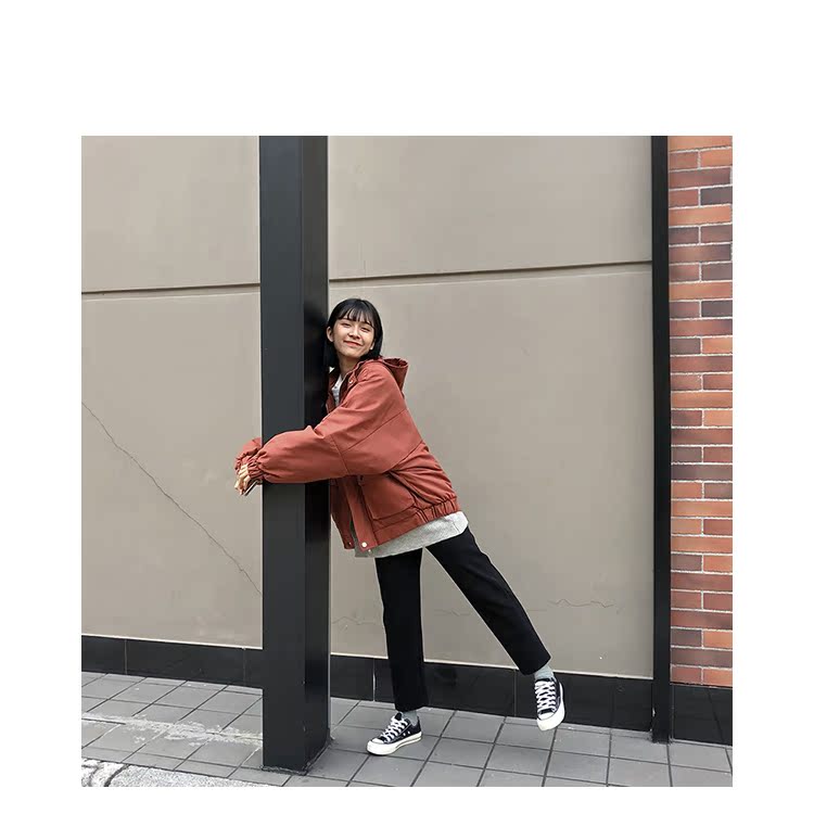 Áo khoác cotton nữ HELLOJJ. áo kaki nữ lót lông