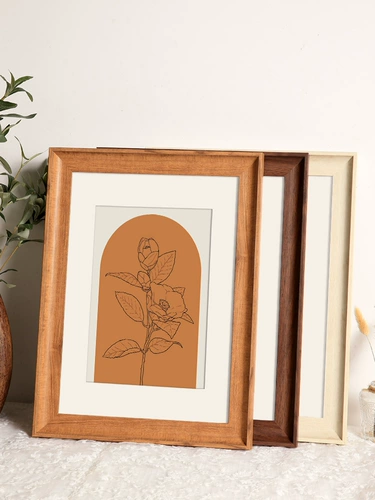 Ретро настенная деревянная фоторамка из натурального дерева, в американском стиле, 8 дюймов