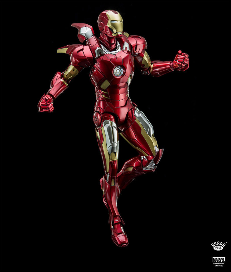 Chính hãng Marvel Kingarts Avengers Metal Metal Movable Light Alloy Iron Man Model Hand mk6 - Capsule Đồ chơi / Búp bê / BJD / Đồ chơi binh sĩ mô hình one piece zoro
