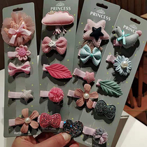 Children hairclip headwear cute princess cute clip baby female treasure edge clip hair accessories girl hair accessories tide