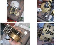 This months special price is a complete set of old mechanical clocks from the Republic of China copper machinery precision machinery old objects time