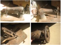 Rare antique collection shows the early 20th century American Shengjian manual sewing machine imported old sewing machine