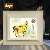 Инструмент+нижняя покраска+большая 12 -дюймовая светло -желтая рама висящая стена