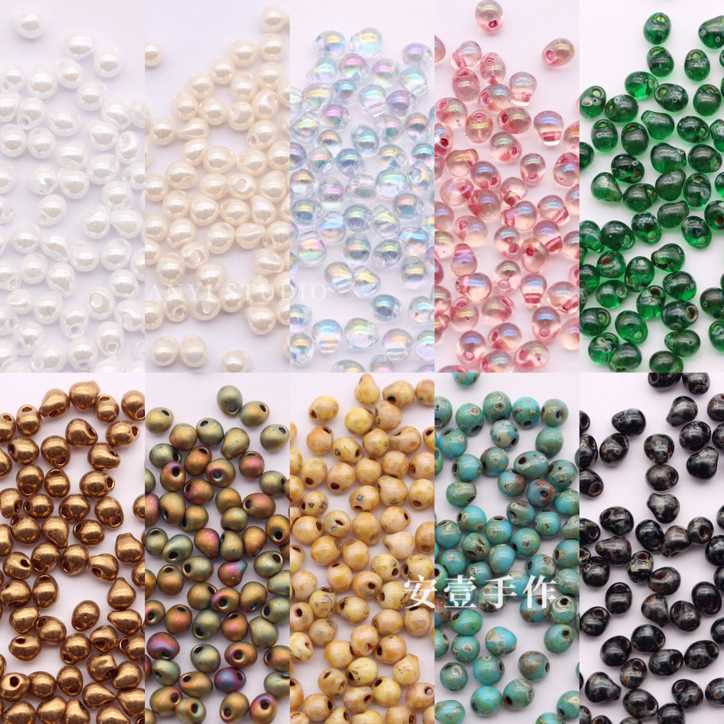 MIYUKI) Water drop beads DP3 4 Yuxing Japan imported beaded woven dress baby clothes diy handmade accessories