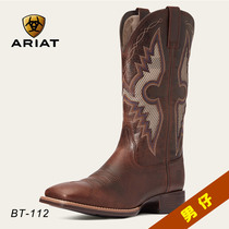 American import Ariat embroidery Western Cowboy Boots Mens Riding Rubber Bottom Horse Boots
