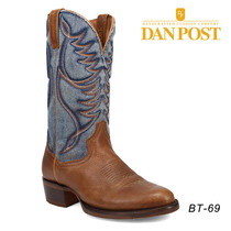 DanPost western cowboy boots imported from the United States mens American riding boots mid-calf boots