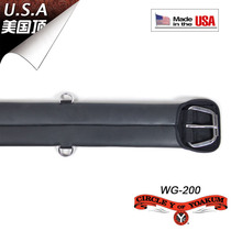American CircleY Western Front Belt Silicone Western Pommel Horse Belly Thickened Western Belt Western Giant
