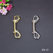 Horse hardware accessories metal two-way hook double hole press hook connection hook equestrian supplies