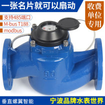 Intelligent far-pass photoelectric direct reading 485 M-BUS port 188 MODBUS protocol vertical spiro-winged WS water meter