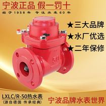  Ningbo brand large diameter horizontal vertical dry high temperature resistant detachable screw wing type LXLCR-50~200 hot water meter