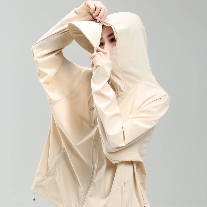 Ice Silk Cool Sun Protection Clothing for Women, Summer 2026 New Model, Upf50+ Uv Protection, Large Size Loose Jacket, Thin Style for Men