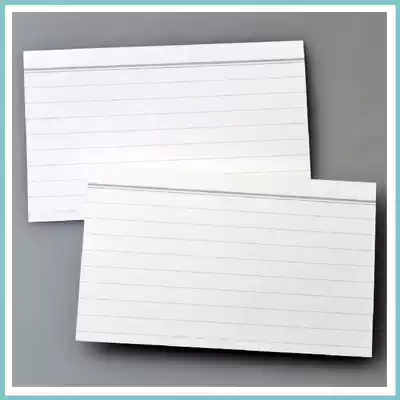 3X5 inch CLASSIC INDEX CARDS single-word digest card index card double-sided 50-sheet pack