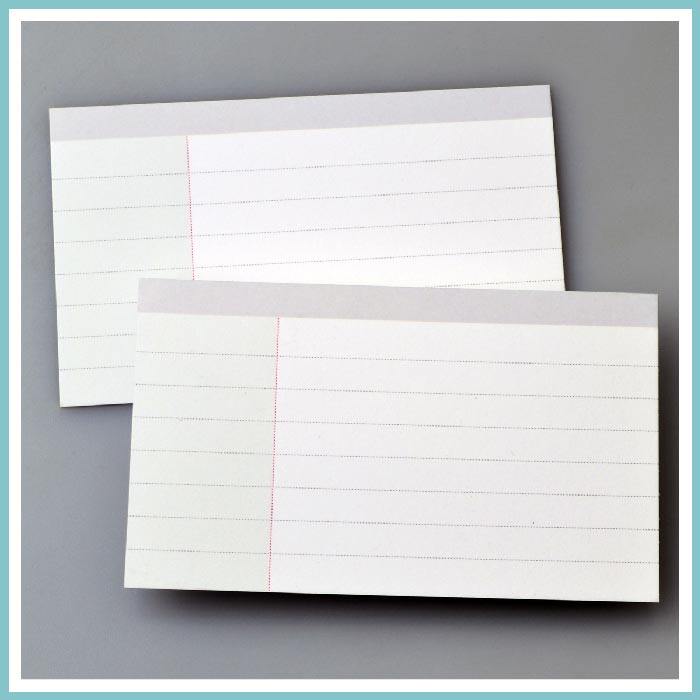(Thickened) 3 X 5-inch best-selling Classic Index Cards Abstracts Index Card double face 50 sheets