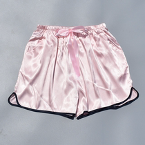 Pajama pants women Summer short silk thin pants beach pants loose home pants women can be worn outside