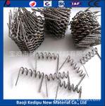 6 rings of tungsten wire for high vacuum coating. High purity tungsten wire 99 95%