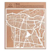 o3 original design Asia B City Paper-cut paper carving map core Beirut Bangkok Hanoi Ho Chi Minh......