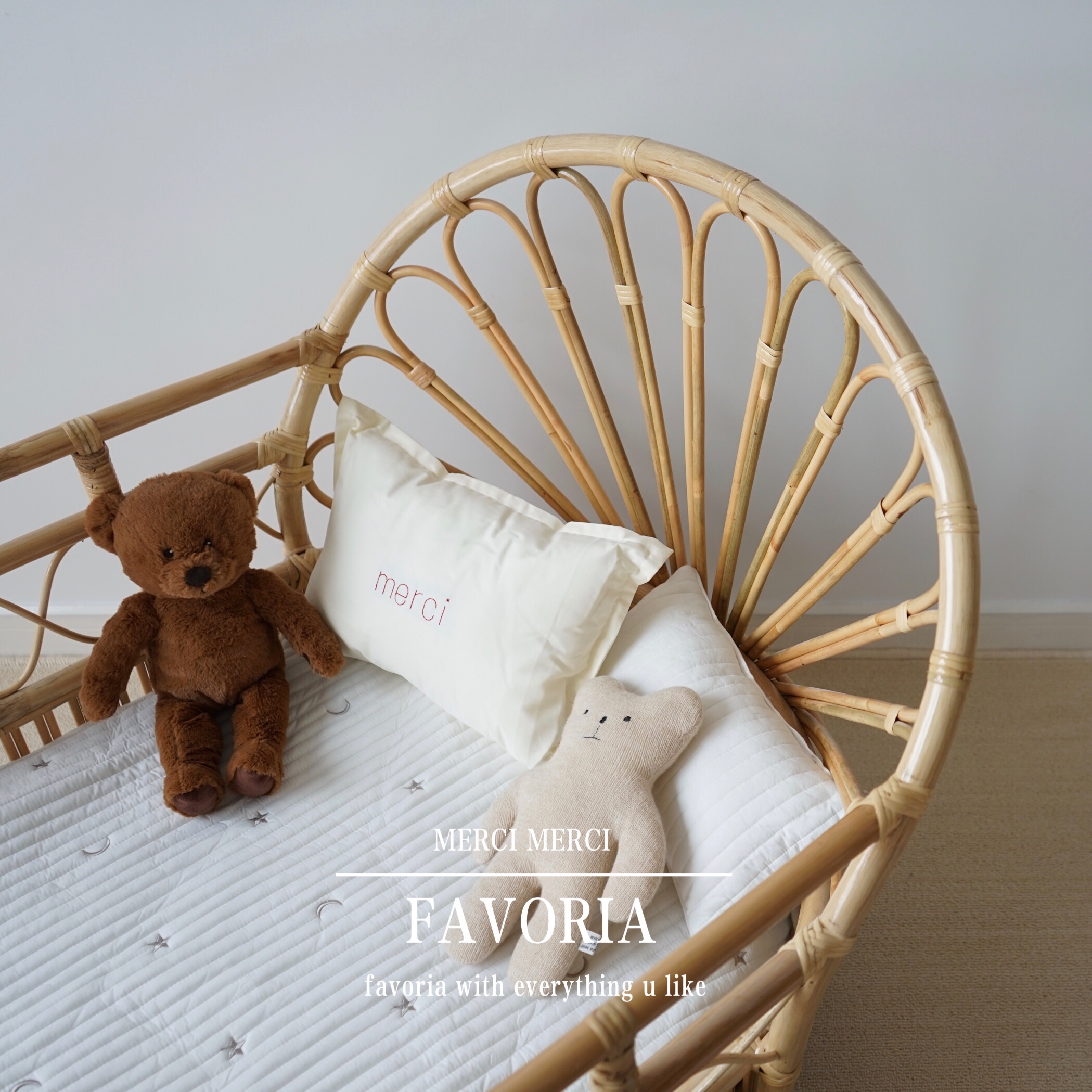 Favoria Han ins imported 100 cotton children's sheets stars embroidered baby crib mat kindergarten